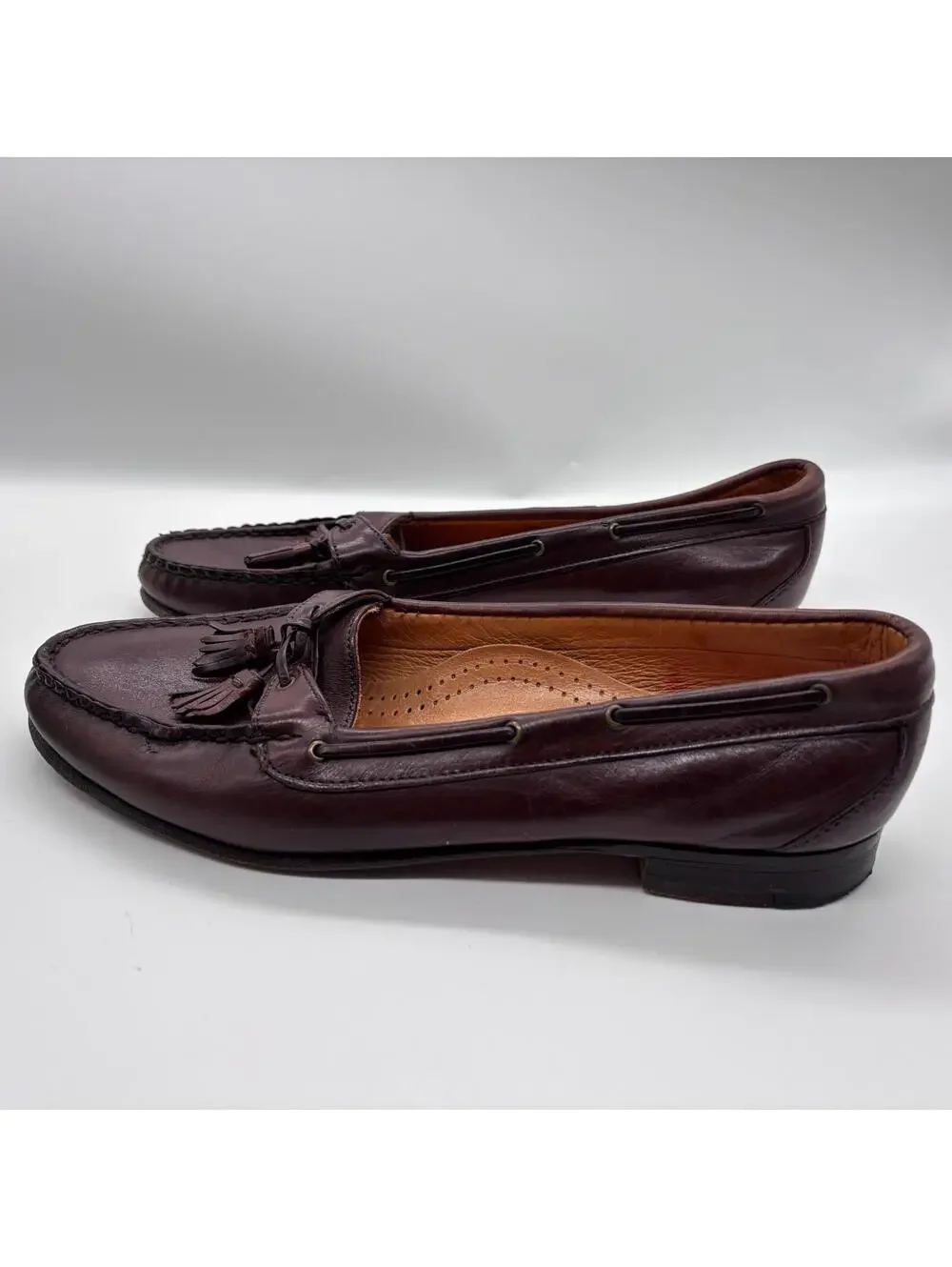 Cole Haan Leather Loafers Size 8.5M Pinch Tassel Business Preppy Classic